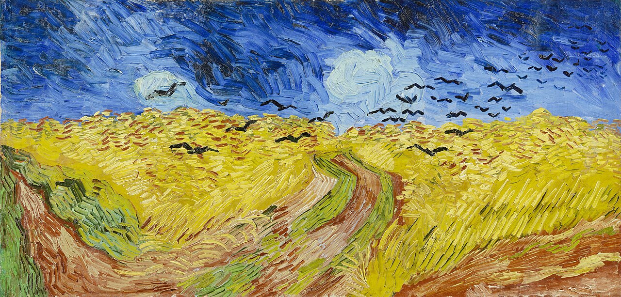 Campo de Trigo con Cuervos, Vincent van Gogh, 1890