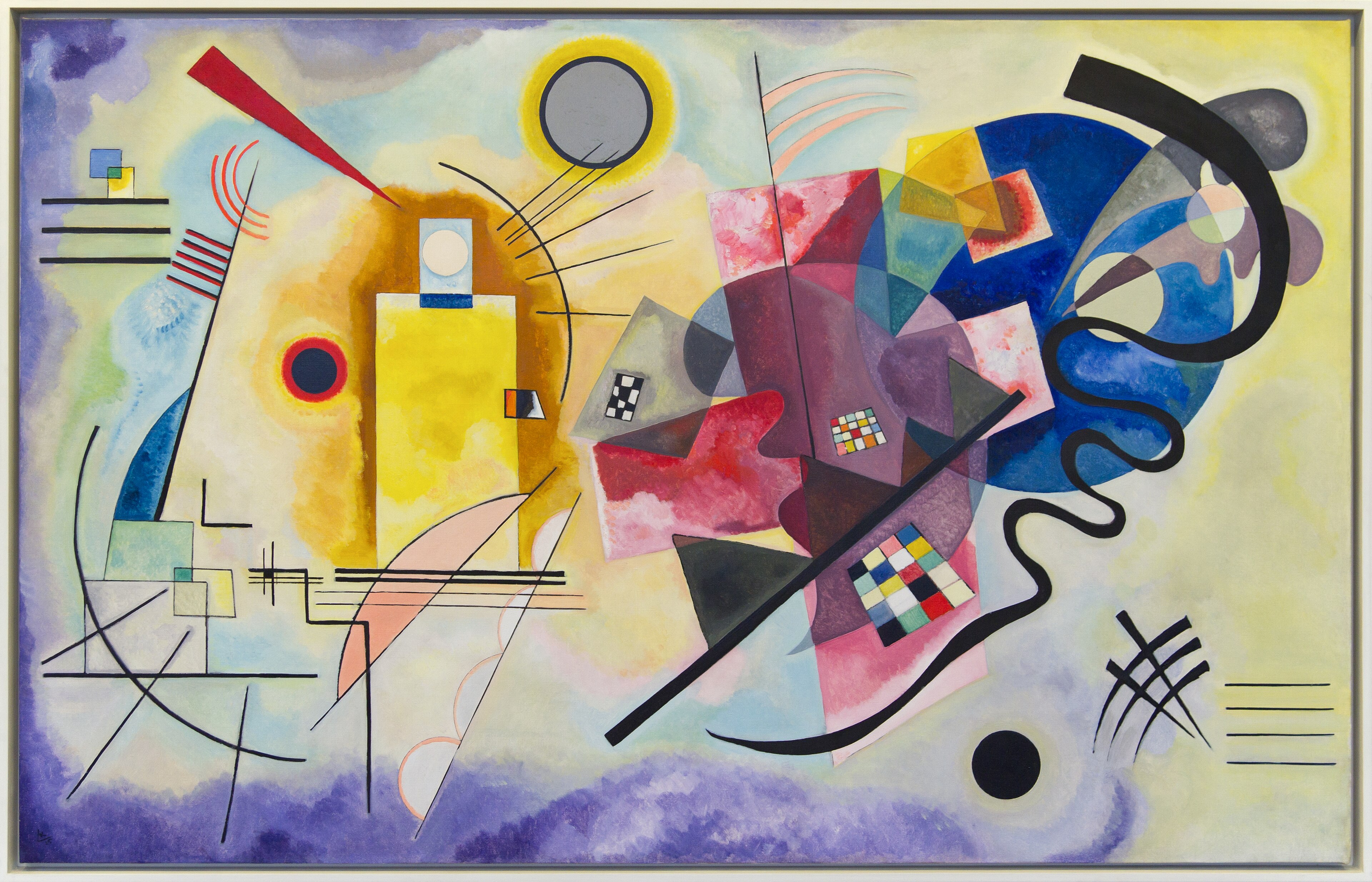Amarillo Rojo Azul, Wassily Kandinsky, 1925