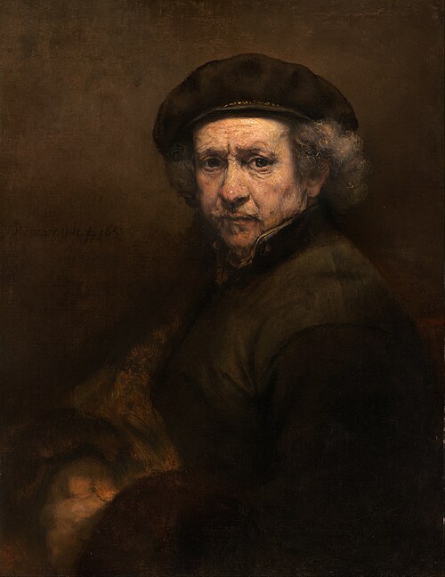 Autorretrato, Rembrandt van Rijn, 1659