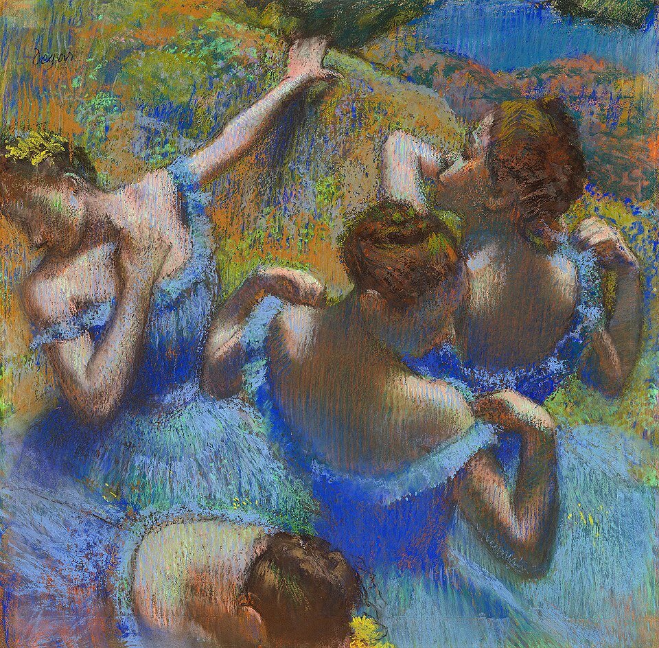 Bailarinas Azules, Edgar Degas, 1897