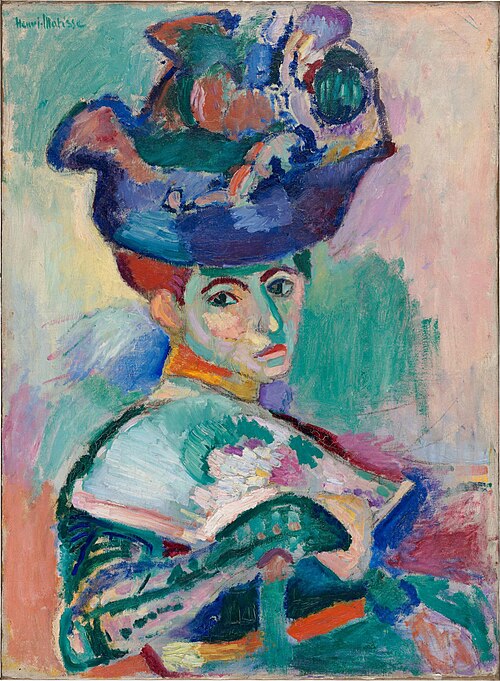 La Mujer del Sombrero, Henri Matisse, 1905