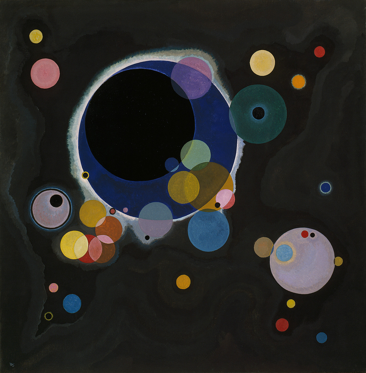 Several Circles, Wassily Kandinsky, 1926