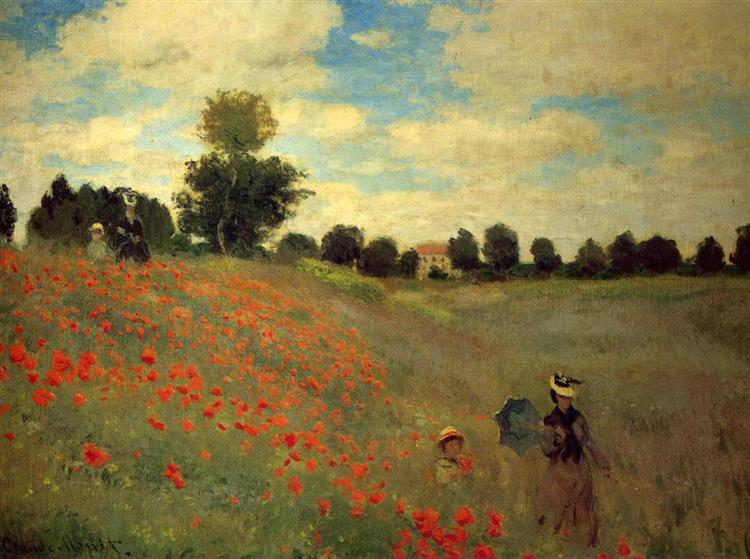 Amapolas, Claude Monet, 1873